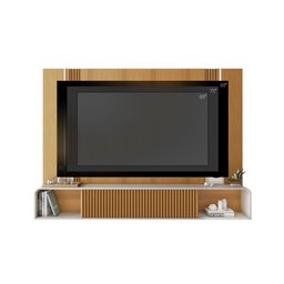 Home Suspenso Painel P/ Tv até 85" Empire Hb Móveis - Cinamono/off White - 10