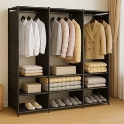 Guarda-roupa Organizador com 3 Colunas - 7