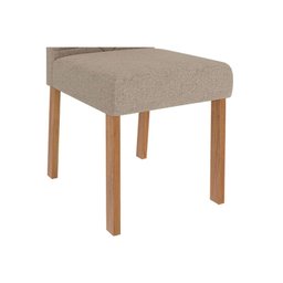 Cadeira Sala de Jantar Clarice Wood Kit 2 Un Madeirado/suede Joli Capuccino - Cimol - 6