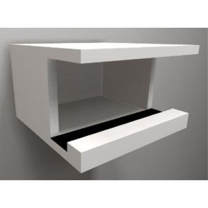 Suporte para Bike em Mdf Branco [f031]