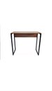 Ver imagem 3 de Mesa Escrivaninha para Notebook Computador na Cor Madeirado com Os Pé Metálico e Pintura Eletrostáti