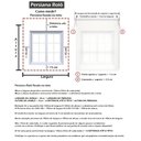 Ver imagem 7 de CORTINA PERSIANA ROLO TELA SOLAR 5% 0,40 Larg X 0,85 Alt:Branco
