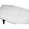 CONJUNTO SALA DE JANTAR MESA EXTENSÍVEL 1.20 TAMPO DE VIDRO BRANCO C/ 04 CADEIRAS BETINA - 9