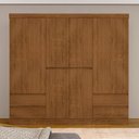 Ver imagem 1 de Roupeiro Casal 6 Portas 4 Gavetas Diplomata Freijó - Móveis Arapongas