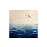 Quadro Decorativo em Madeira Oceano Passáro - 30x30cm - Arte Maníacos - 1