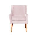 Ver imagem 3 de Poltrona Ariane Luxo Suede Rosa Bebê