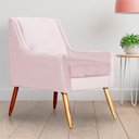 Ver imagem 5 de Poltrona Ariane Luxo Suede Rosa Bebê