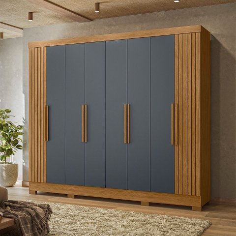 Guarda-Roupa Casal 8 Portas 4 Gavetas Diplomata Moval