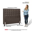Ver imagem 5 de Cabeceira Cama Box Casal Queen Size Ciara 160cm Botonê com Frame Linho Cacau - Abmaza