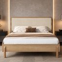 Ver imagem 4 de Cama Casal Queen com Cabeceira Palhinha 158cm Moss A03 Hanover - Lyam Decor