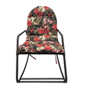 Ver imagem 3 de Cadeira Balanço Sossego Almofada Impermeável Pés C/ Proteção:floral Hibisco