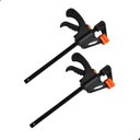 Ver imagem 2 de Kit de 4 Grampos Sargento Aperto Rápido Lorben Universal Marceneiro Colagem