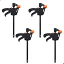 Ver imagem 1 de Kit de 4 Grampos Sargento Aperto Rápido Lorben Universal Marceneiro Colagem