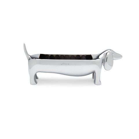 Dachshund - Porta Anéis Cachorro Salsicha para 10 Aneis