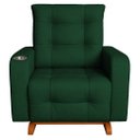 Ver imagem 1 de Poltrona de Balanço Base com Puff Gloria Verde