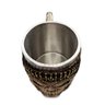 Caneca 400ml Caveira Indígena Viking em Resina Detalhado - 3