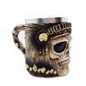 Caneca 400ml Caveira Indígena Viking em Resina Detalhado - 4