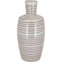 Ver imagem 1 de Vaso Decorativo Enfeite Casa Cerâmica 37x17x17cm Creme