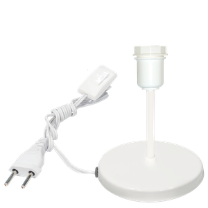 Luminária Mesa Abajur Mini Branco P/led Use a Sua Cúpula