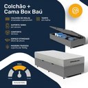 Ver mais imagens de Cama Box Baú com Colchão de Molas Ensacadas Ortobom One Face Plenno Superpocket Solteiro 88cm