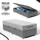 Ver imagem 6 de Cama Box Baú com Colchão de Molas Ensacadas Ortobom One Face Plenno Superpocket Solteiro 88cm