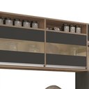 Ver imagem 2 de Cozinha Smart Compacta Armario 2426mm Freijo/Grafite Vitamov