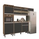 Ver imagem 1 de Cozinha Smart Compacta Armario 2426mm Freijo/Grafite Vitamov