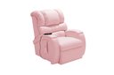 Ver imagem 1 de Cadeira Poltrona Reclinável Imperial Massageadora Motorizada Corano Lift Rosa Império Estofados