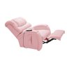 Cadeira Poltrona Reclinável Imperial Massageadora Motorizada Corano Lift Rosa Império Estofados - 3