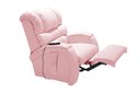 Ver imagem 2 de Cadeira Poltrona Reclinável Imperial Massageadora Motorizada Corano Lift Rosa Império Estofados