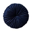 Ver imagem 5 de 2 Almofadas Redondas Rendy em Veludo Azul Marinho e Rose