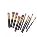Ver imagem 3 de Kit 10 Pincéis Maquiagem Kabuki e Precisao Profissional Preto