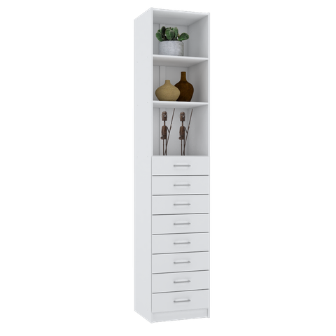Módulo Closet 8 Gavetas 2,50a (casa, Closet, Loja) M497.b Mundi Moveis