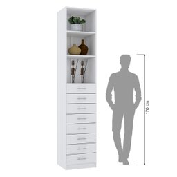 Módulo Closet 8 Gavetas 2,50a (casa, Closet, Loja) M497.b Mundi Moveis - 3