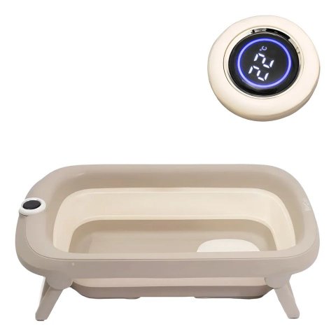 Banheira Infantil Dobravel Luxo com Termometro - Petit Pia