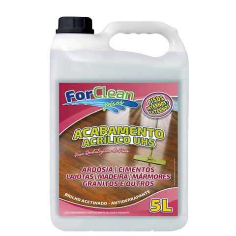 Resina para Piso de Madeira Acrílica Incolor Antiderrapante. para Área Interna e Externa Gl 5 Litros
