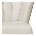 Ver imagem 4 de Poltrona Cadeira Pétala Decorativa Suede Penteadeira Sala de Jantar Moderna Elegante