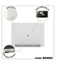 Ver mais imagens de Painel Tv 43 Polegadas Suspenso com Nichos Bonsai - Branco