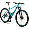 Bicicleta 29 Aluminum Raider 24 Marchas Index Freio a Disco - 17 - Azul - 3