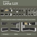 Ver mais imagens de Porta-Geladeira 103 cm 1 Porta Basculante Branco/Preto Lux Madesa Branco/Preto