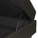 Ver imagem 5 de Cama Box Casal Conjugada c/ Baú 138x188 Udine Marrom