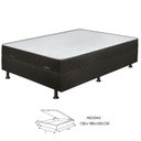 Ver imagem 3 de Cama Box Casal Conjugada c/ Baú 138x188 Udine Marrom