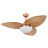 Ventilador de Teto Volare Cobre Vd42 Dunamis S3 Rádica 3 Pás Freijó - 127V - 2