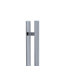 Puxador para Porta Barra Chata Aço Inoxidavel 120cm Polido 1,2m - 2