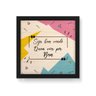 Quadro Decorativo em Madeira Seja Bem Vindo o Que Vier Para o Bem - 20x20cm (Moldura caixa em laca p - 1