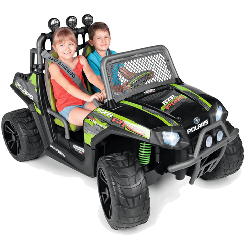 Carrinho Eletrico Peg Perego Polaris Rzr Pro 24v Green Shadow