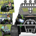 Ver imagem 4 de Carrinho Eletrico Peg Perego Polaris Rzr Pro 24v Green Shadow