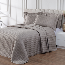 Kit Cobre Leito Premium 200 Fios Dupla Face Casal, Queen, King e Solteiro:king Size/bege Medio - 1