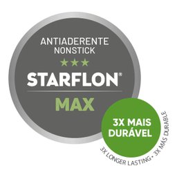 Jogo de Panelas Tramontina Turim 4 Peças em Alumínio Antiaderente Starflon Max Preto - 3