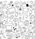 Ver imagem 1 de Papel De Parede Rede Social Para Sala Quarto Branco Preto